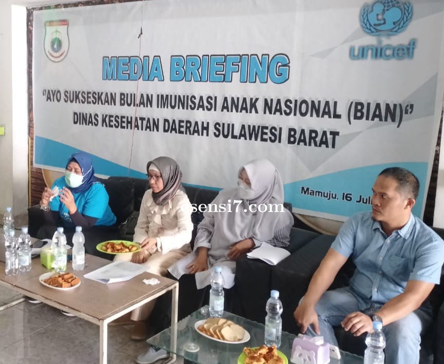 Imunisasi Bian Campak Rubella di Sulbar Baru Mencapai 36,6 Persen Hingga 15 Juli 2022
