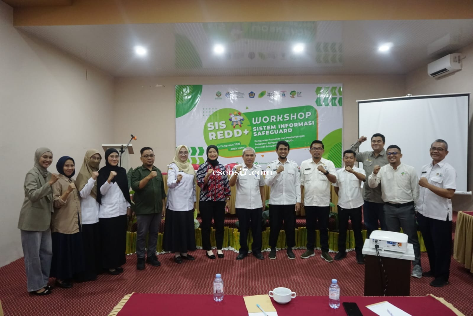 DLHK Sulbar Gelar Workshop Penguatan Kapasitas dan Pendampingan Pelaporan Safeguard SIS REDD+