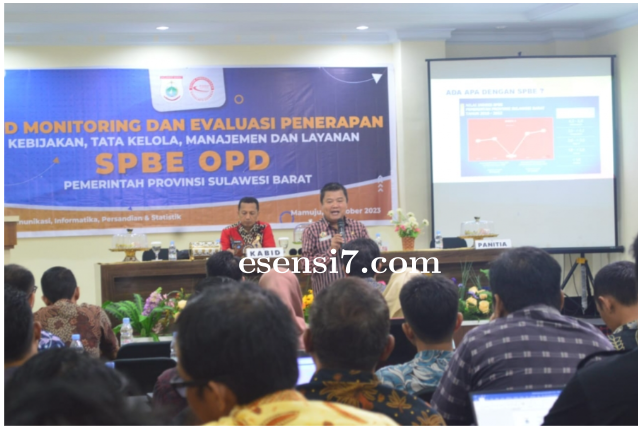 Indeks SPBE Pemprov Sulbar 2,28, Mustari Mula: Perlu Terus  Ditingkatkan